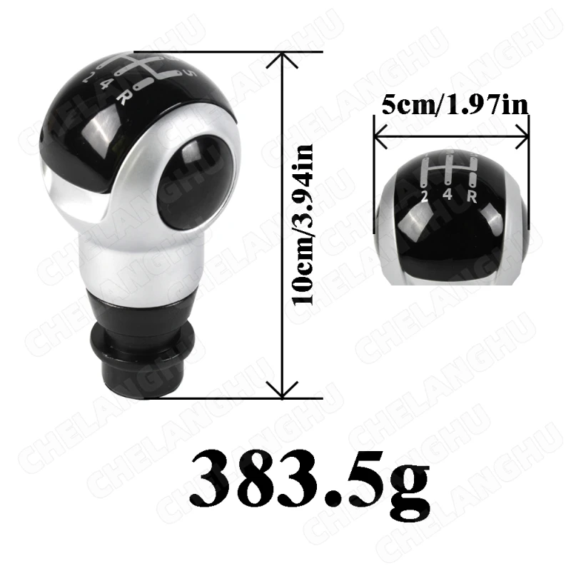 

5 Speed Gear Shift Knob Fit for Peugeot Citroen Black