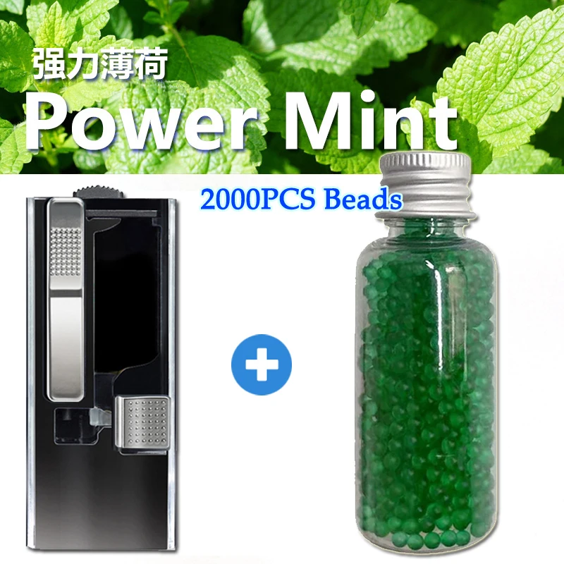 2000Pcs Menthol Cigarette Explosion Pops Beads DIY Mixed Fruit Mint flavor Burst Bead with Portable Pusher Box Smoking Holders