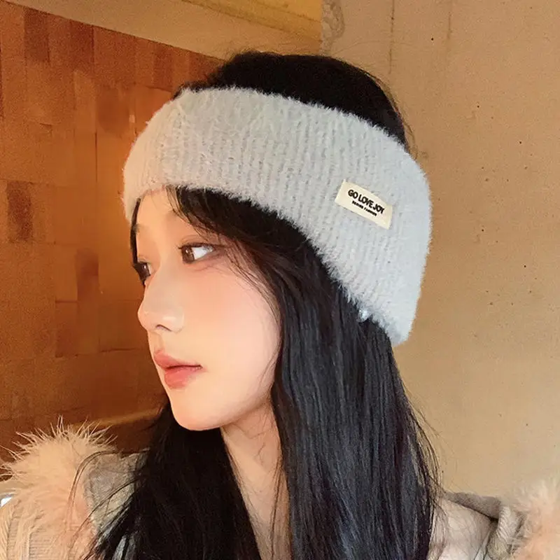 Winter Ear Warmer Earmuffs Headband Cute Hair Bands Outdoor Skiing Sport Thick Hairband For Women Men Headscarf Hair Accessories