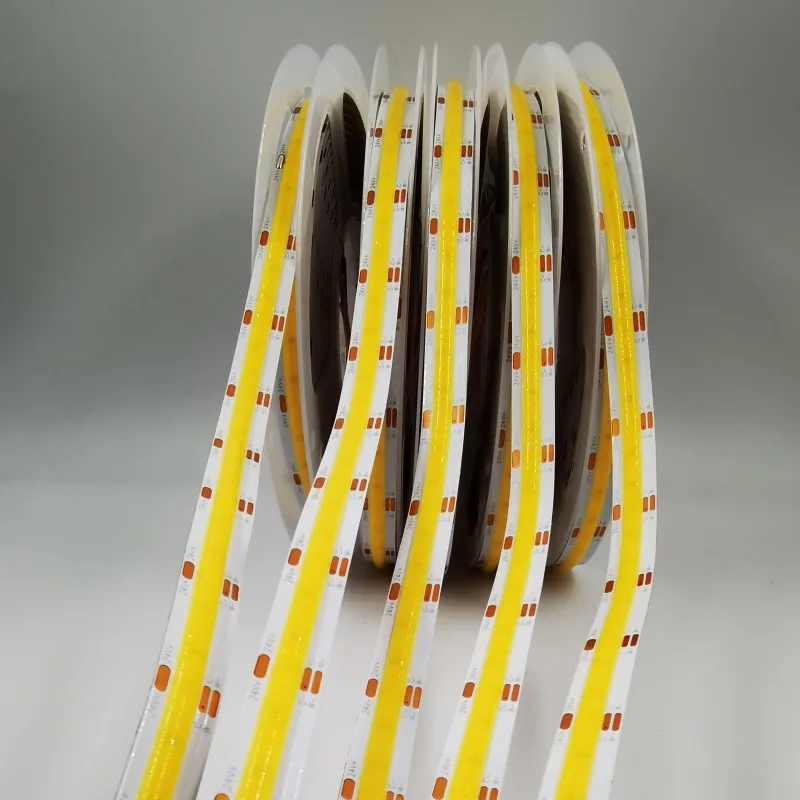 10M CCT COB LED Strip Light DC24V 608/624 Leds/m 2700K to 6500K Changeable Lighting High Density Flexible Dimmable FOB Led Tape