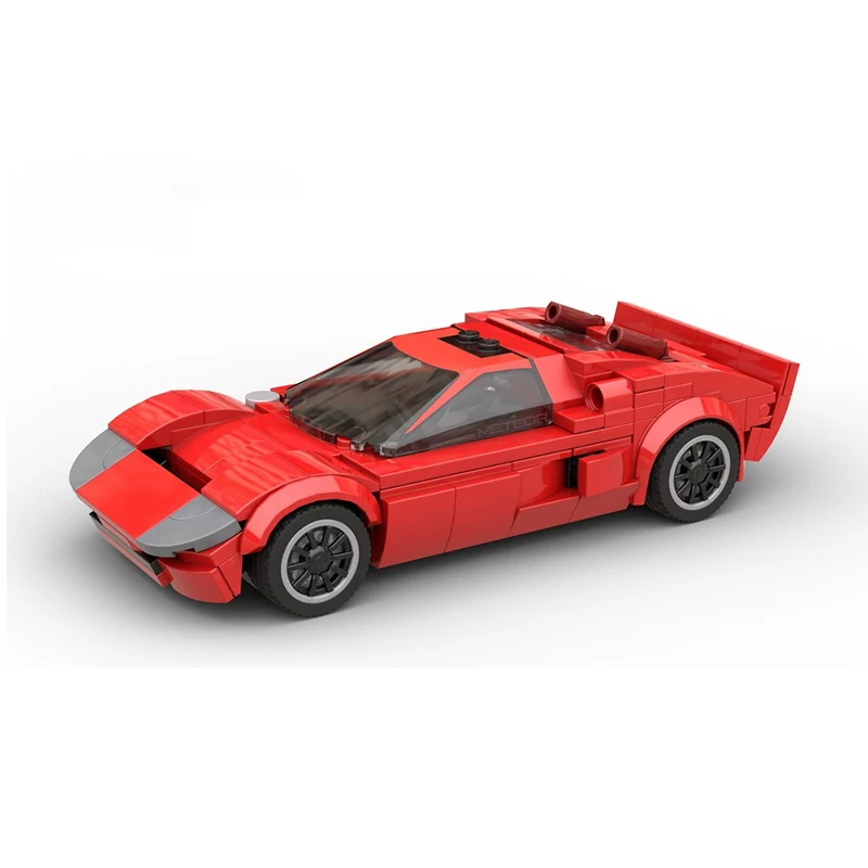 

Конструктор MOC 1966 GT40 MKII Speed Champion: Классическая модель гоночного автомобиля, развивающая игрушка для детей, подарок, технологичные строительные блоки