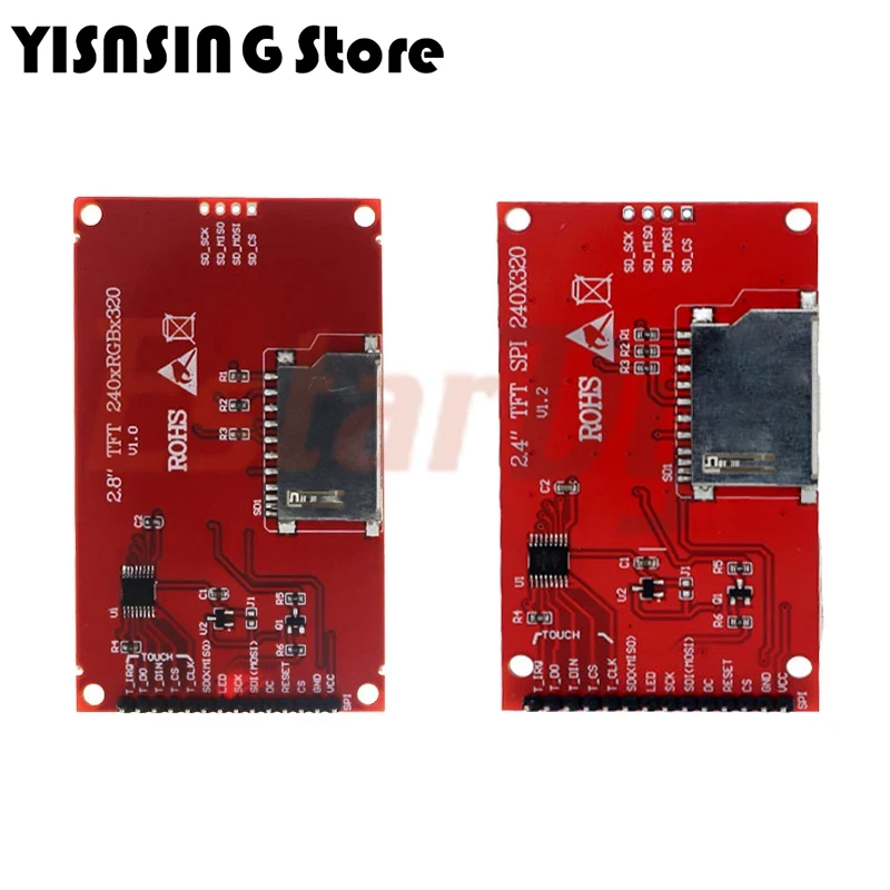 Pantalla táctil inteligente de 1,8 ", TFT, 2,4", TFT, 2,8 ", 240*320, IC ILI9341 ST7789, módulo IC Drive