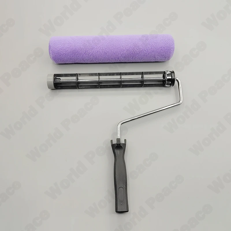 

12-inch purple roller brush with anti-static properties, smooth texture application, home decoration tool accessory