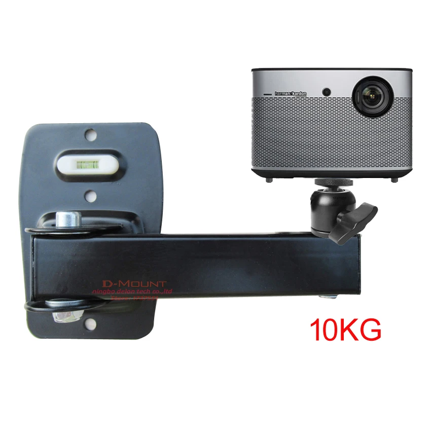 

LCD-111PR universal projector wall mount bracket full motion 360 rotate tilt 5kg 10kg retract wall distance 1/4 inch