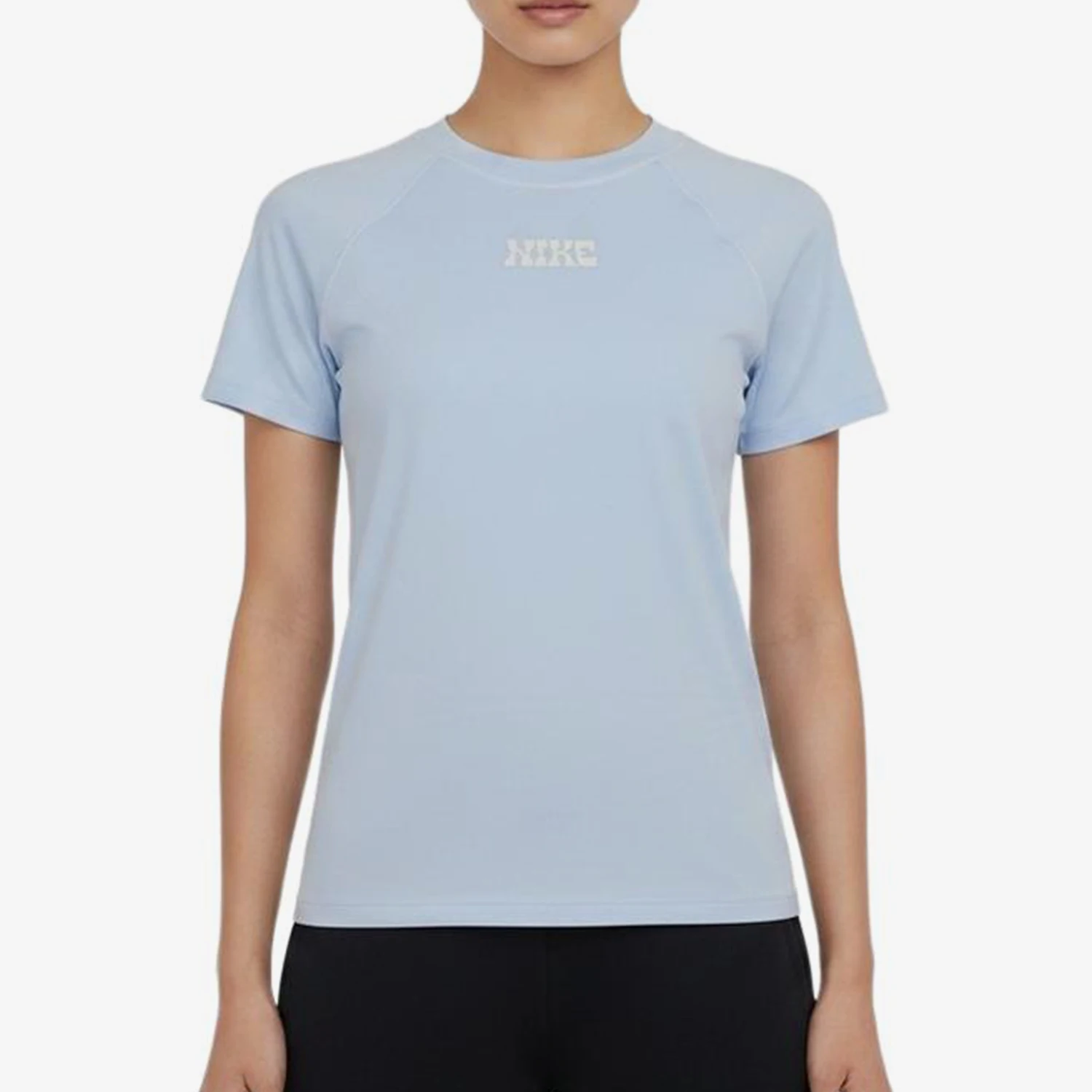 Camiseta Nike genuina de manga corta con cuello redondo, nueva camiseta de manga corta para mujer IV2643-411