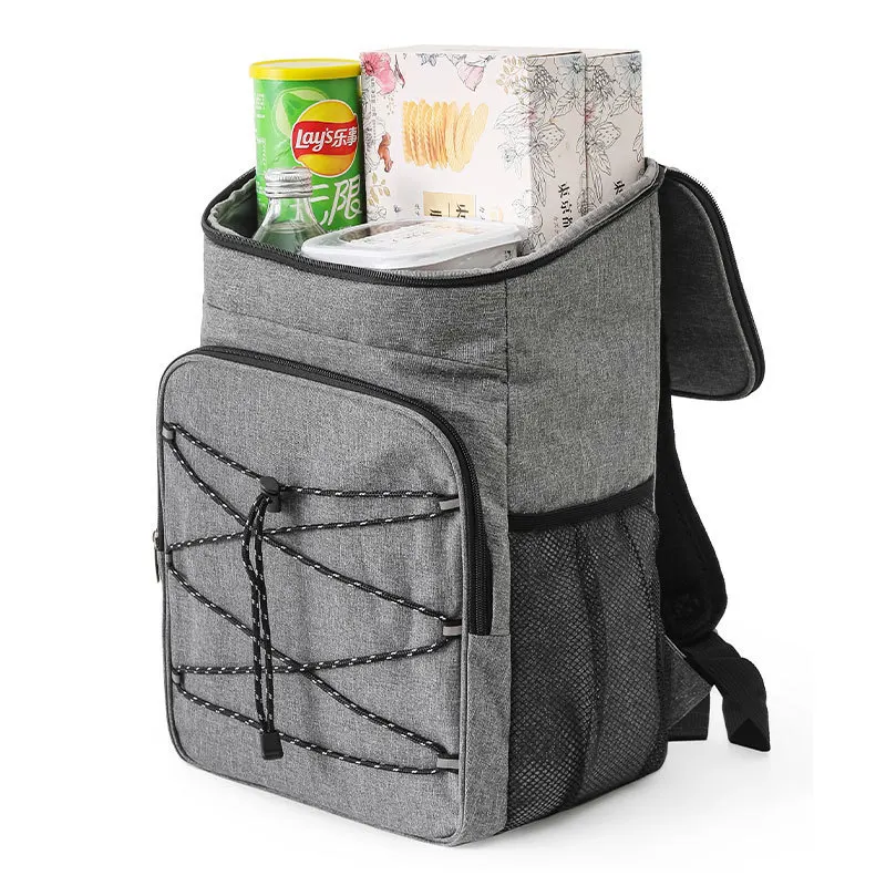 18L Ar livre acampamento Insulated Cooler Backpack Aluminum Foil Thermal Backpack Picnic Cooler Bag for Camping image 4