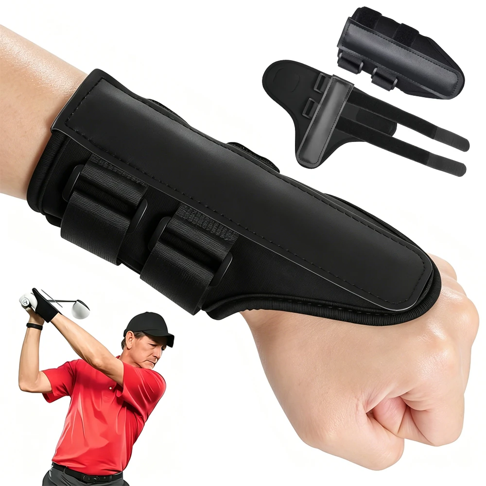 1Pcs Golf Wrist Brace Swing Training Aid Wrist Connect Correct Training Swing Gesture Alignment Practice Tool for Golf Beginners