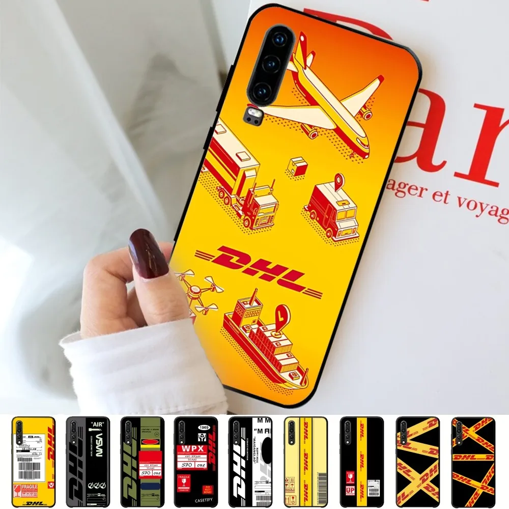 DHL Hot Express 50th Anniversary Phone Case For Huawei P 8 9 10 20 30 40 50 Pro Lite Psmart Honor 10 lite 70 Mate 20lite