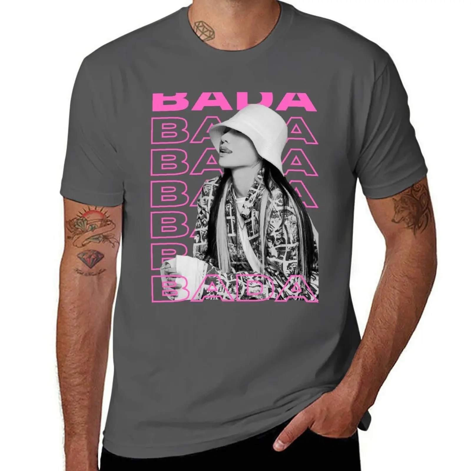 

Bada Pink Tshirt Aesthetic Design T-Shirt t shirts for man cotton funny t shirts for man graphic tees T-Shirt