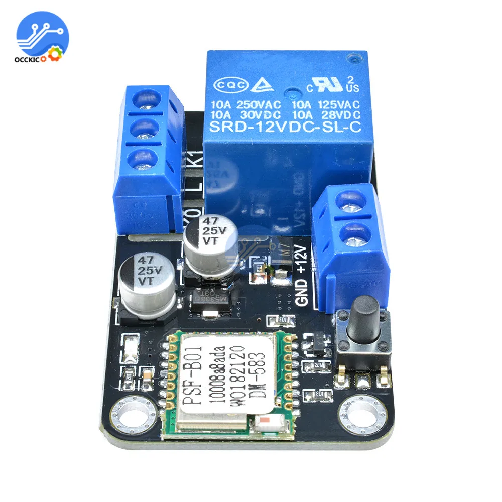 ESP8285 sostituisci il modulo relè di ritardo del Timer del ciclo dell'interruttore intelligente Wireless WiFi autobloccante DC 12V per il controllo dell'app Android Smart Home