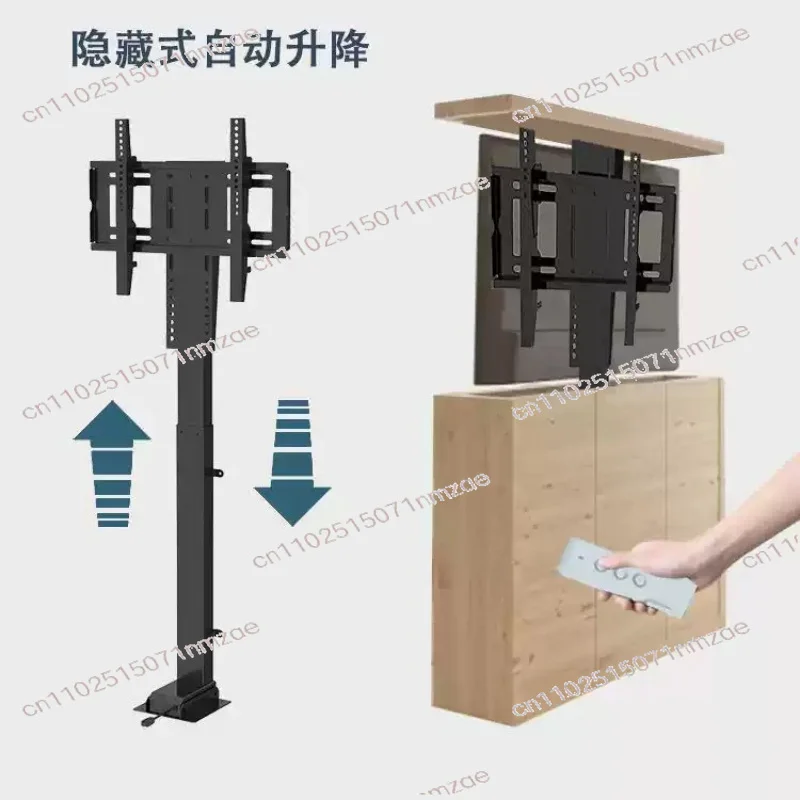 Height-Adjustable TV Bracket for Installation with Remote Control 32-70 Inches Motorized Hidden TV Cabinet Lift Electrically