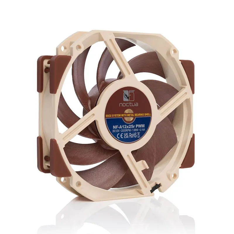 Noctua NF-A12X25 pwm 120mm fall fan runder rahmen neue sterrox®Flüssig kristall polymer sso2 Lager Lüfter 6 Jahre Garantie