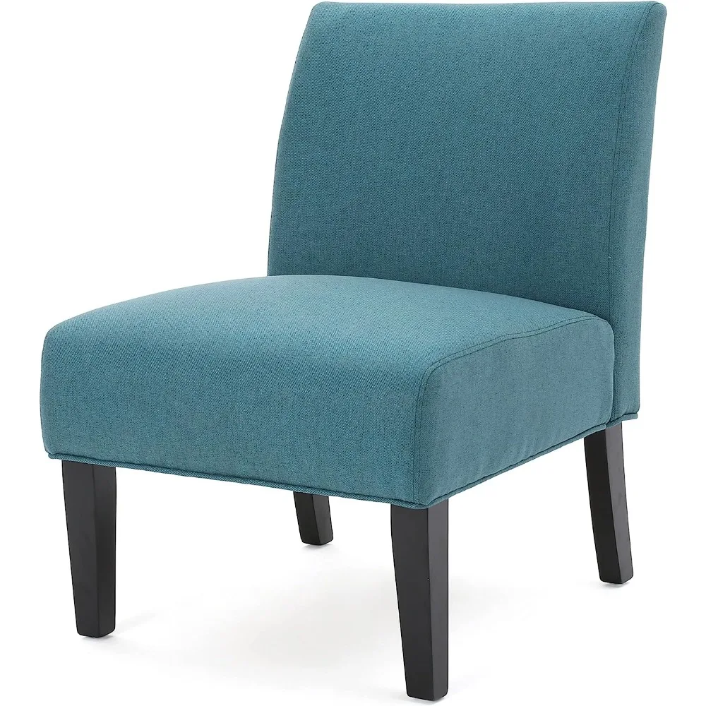 Kassi Fabric Accent Chair, Dark Teal 29. 50”D x 22. 50”W x 32. 00”H