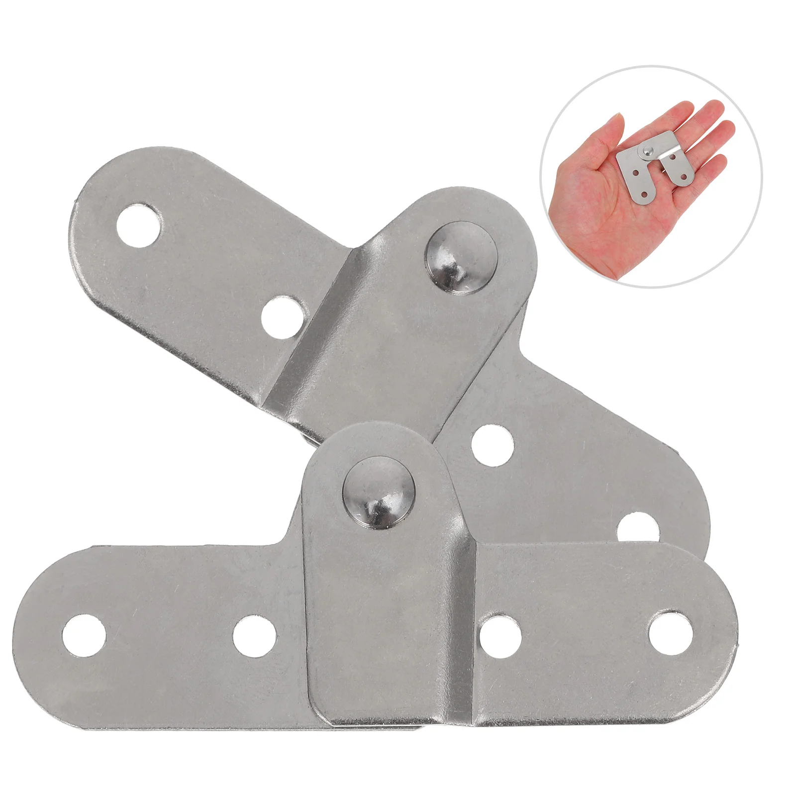 2 Pcs Folding Table Step Ladder Parts Hinge Component Lightweight Replacement Kit Hasp Attic