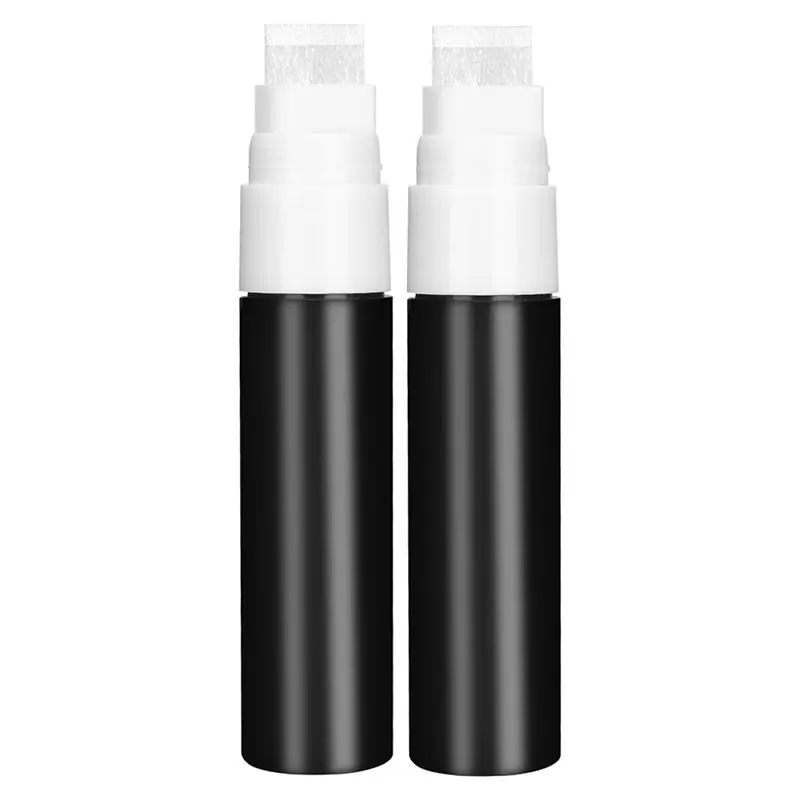 

A24F-Refillable Touch-Up Paint Markers 2Pcs 15Mm Jumbo Tips, Opaque, Empty Markers For Acrylic, Paint, Glue, Liquid Ink