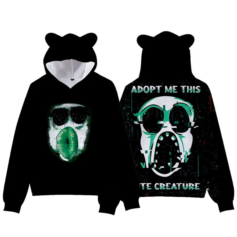 3D أبواب جديدة Roblox الشكل الأزياء هوديي الطفل المطبوعة عارضة الملابس لطيف ربيع الخريف هوديي الفتيان الفتيات البلوز أعلى #4