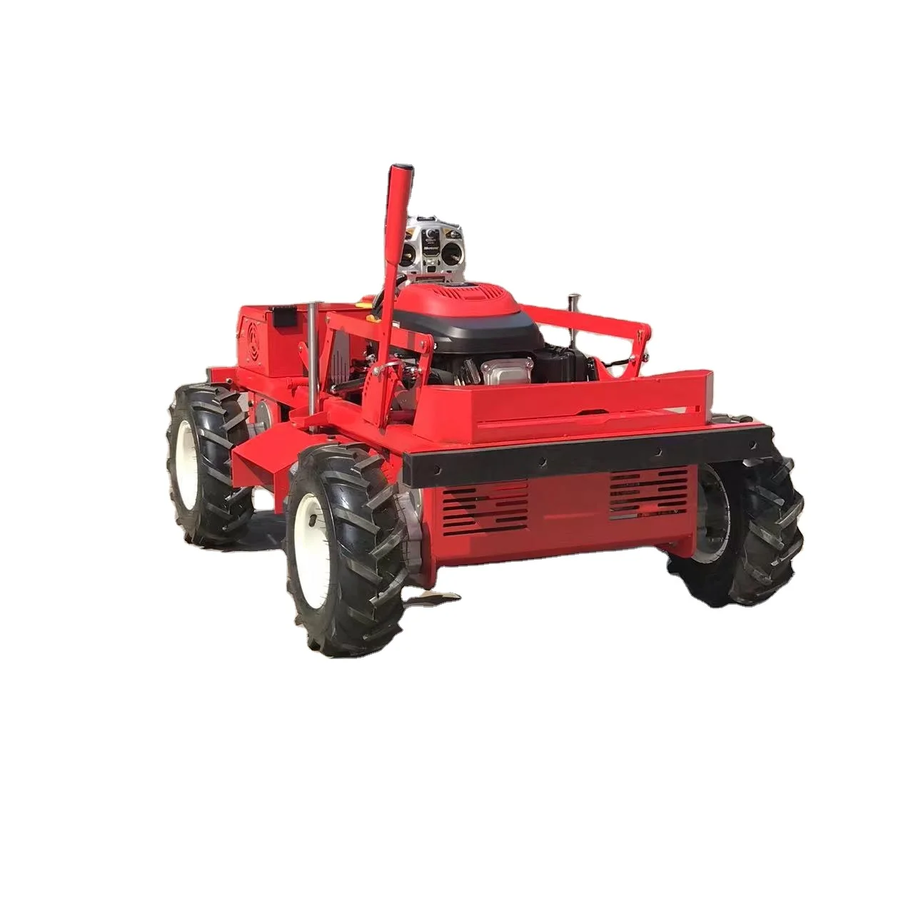 Remote Control ATV 4wd 4 Wheel Drive Solid Rubber Tires Mini Small Lawn Mower Lawnmower Factory Manufacturer