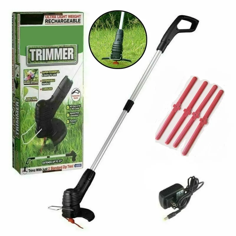 Electric Grass Trimmer Powerful Trimmers Brush Cutter Lawn Mower Cordless Cutting Machine Garden Tools With Battery