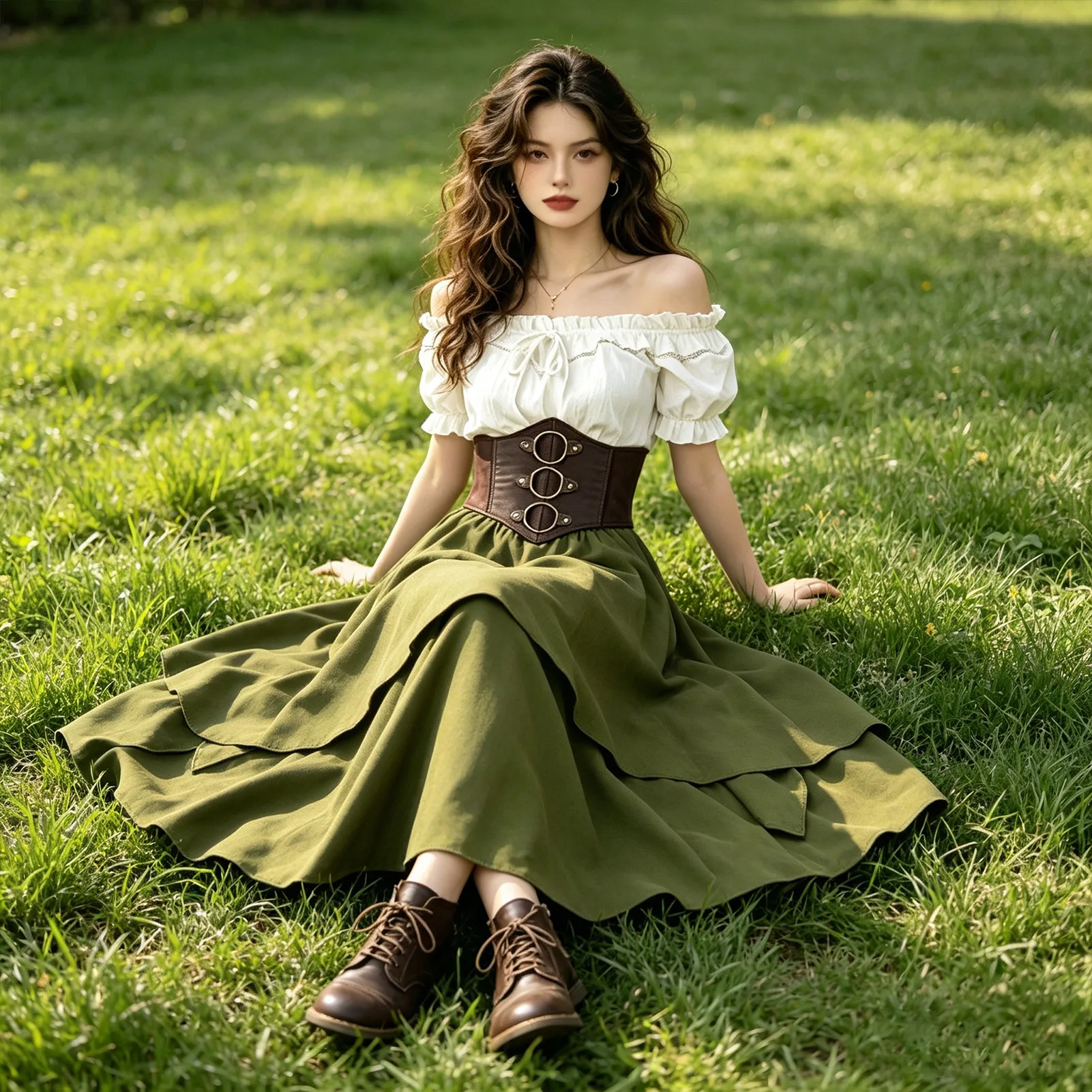 Renaissance Style Loose Should - Summer Renaissance Clothing recension och pris