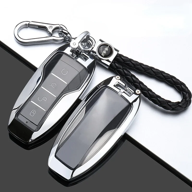 

For BYD Tang dmi Song plus dmi max plus Pro Han ev Car key sleeve metal remote control protective case