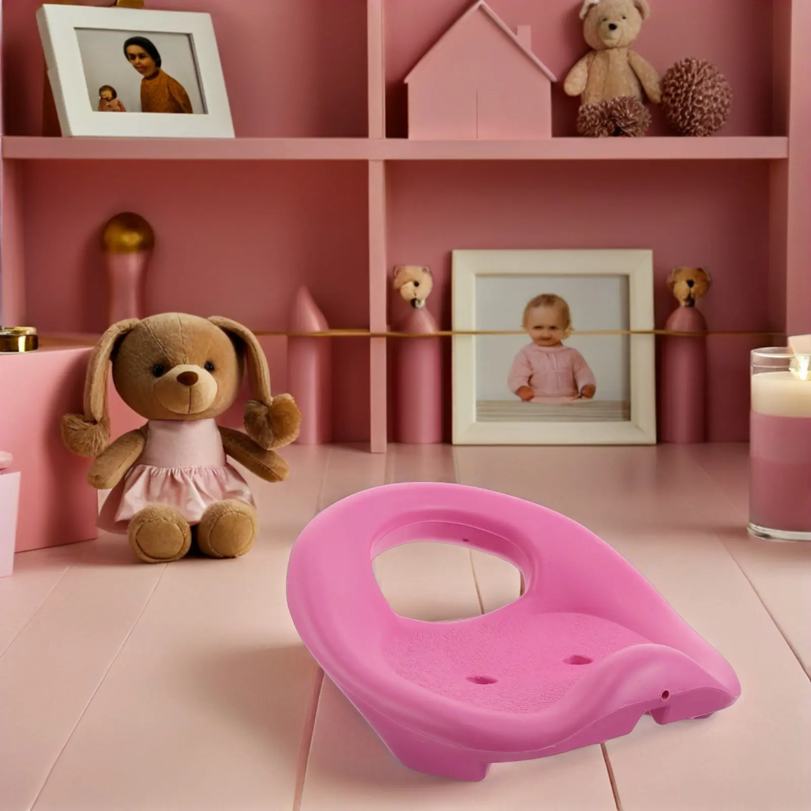 

Kids Tricycle Saddle For Toddlers Ergonomic Sturdy Plastic Bike Seat Replacement Tricycle Parts Comfortable Ride Outdoor