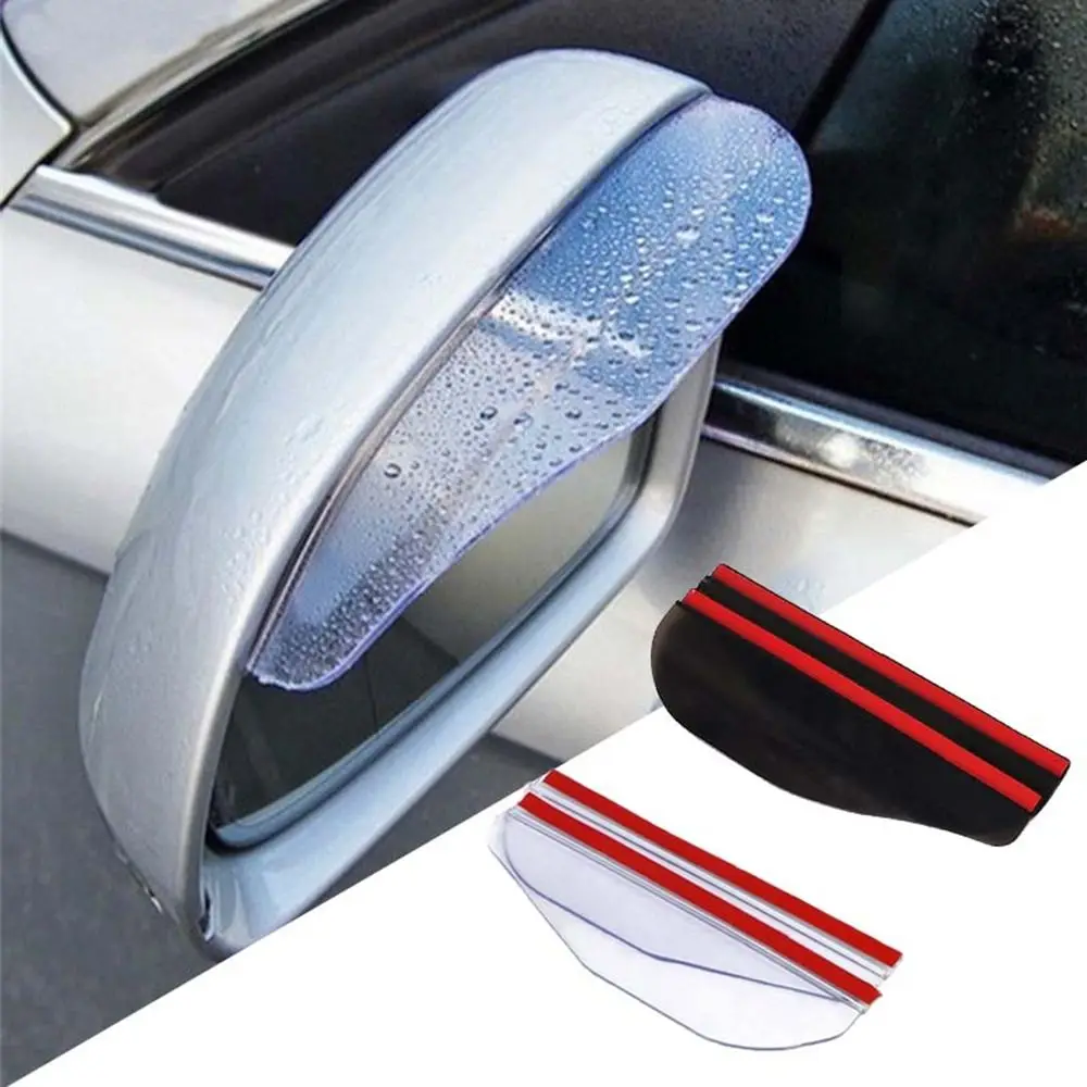 High quality Protector Guard Shade Cover Auto Mirror Rain Shield Rain Eyebrow Car Rear View Mirror Sticker Weatherstrip