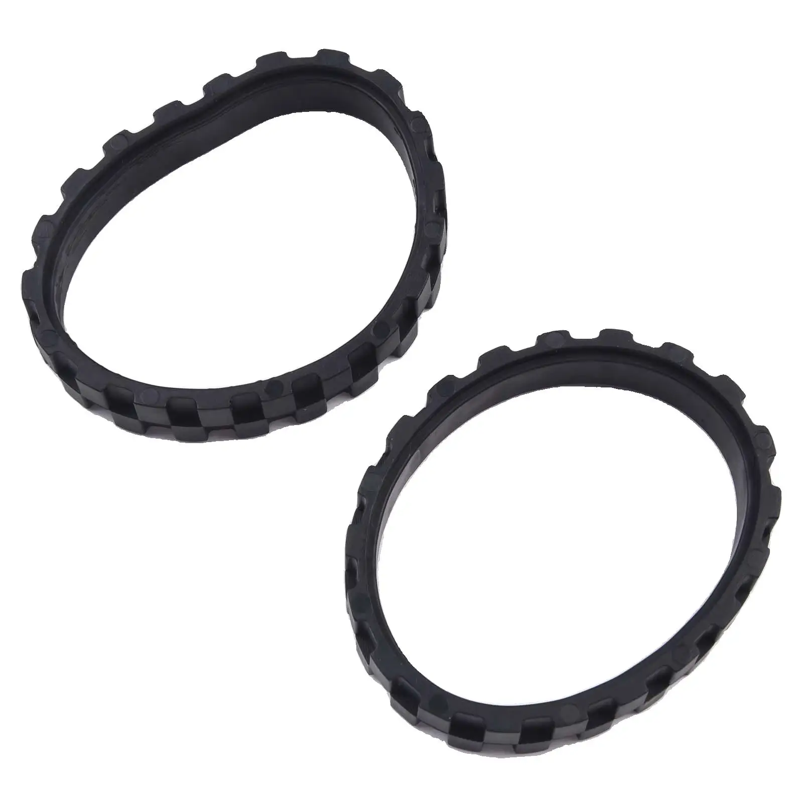 2개/세트 로봇 진공 청소기 타이어 스킨 (R Oborock S55 S50 S51 S6 S4 S5 Max 휠 도어 가정용 청소 제품)