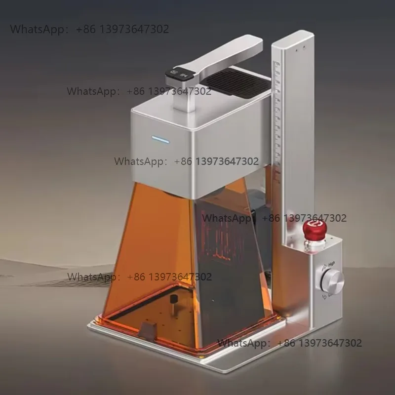 Fast Speed Portable 3D 10w 20w Mini Home Use  Engraver Portable Fiber  Engraver Marker for Mobile APP  Painted Metal