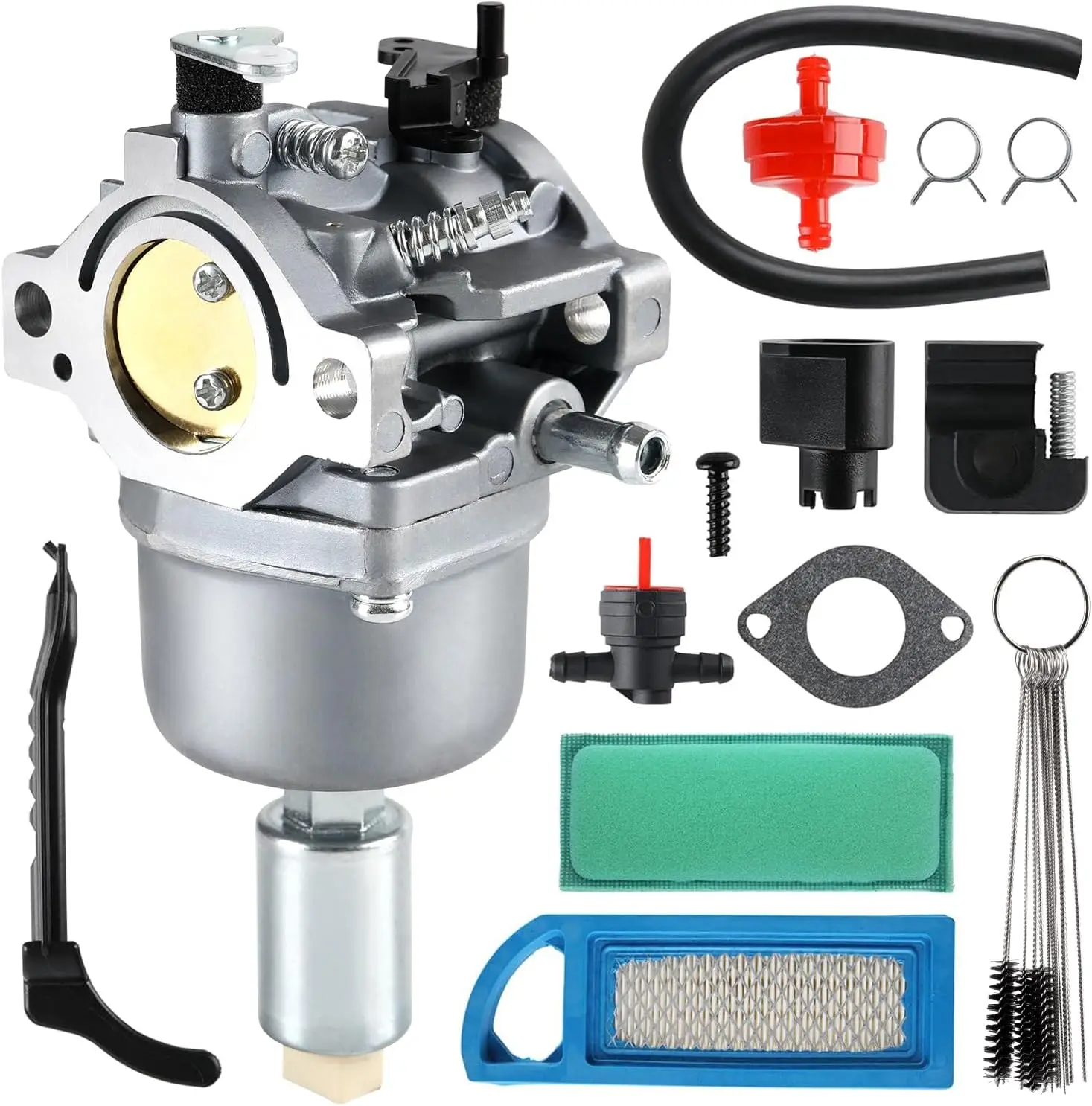 Carburador compatible con motores Intek de 799727 698620 690194 4967967 28N707 28N777 5hp 16hp 17hp 18hp, cortacésped para Tractor Nikki