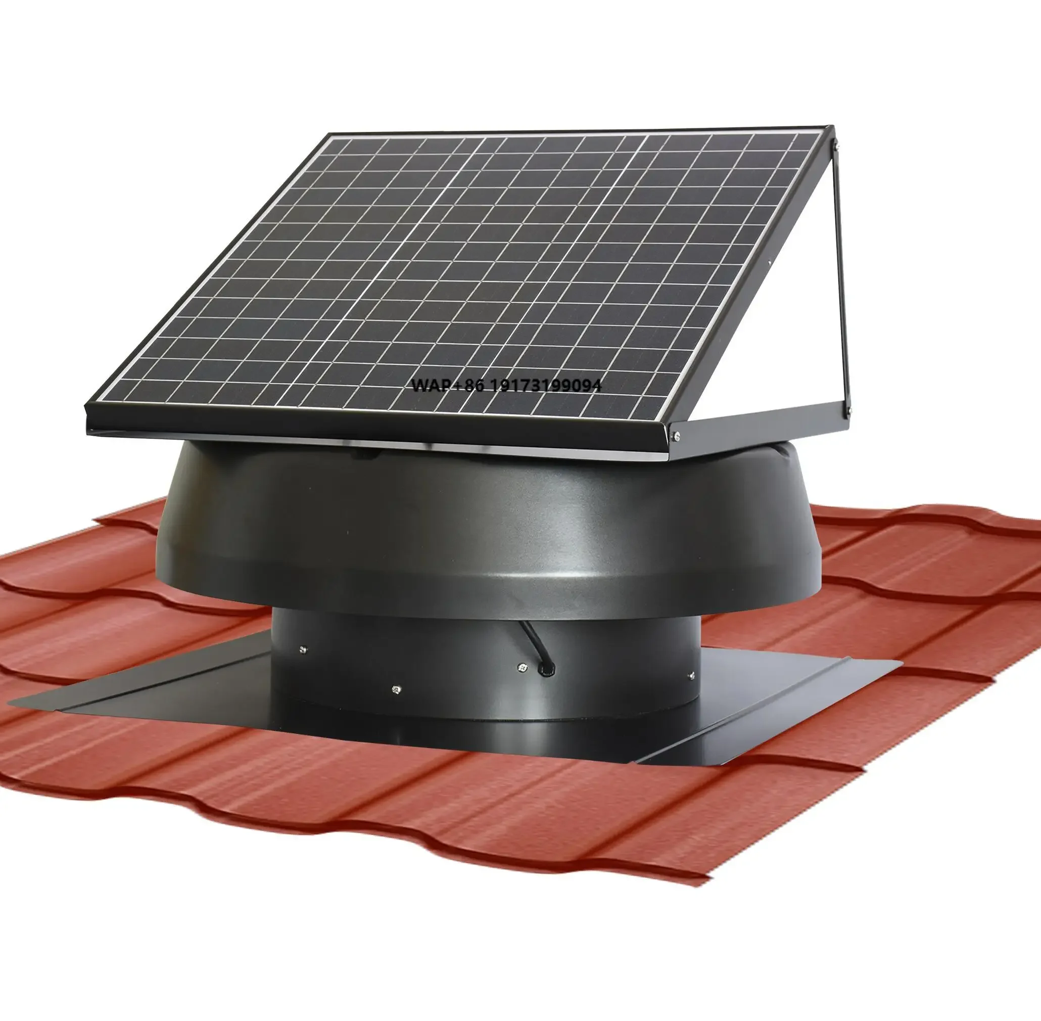 Fan air Extractor 60W Solar Powered Industrial Roof Kitchen Extractor Fan Patent Design Roof air Exhaust Fan