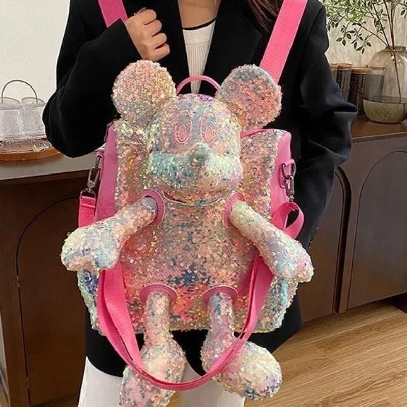 حقيبة ظهر ديزني آرت جرافيتي ترتر أنيقة وفريدة من نوعها وعصرية ورائعة وحقيبة ظهر كاجوال ذات سعة كبيرة للاستخدام اليومي والسفر