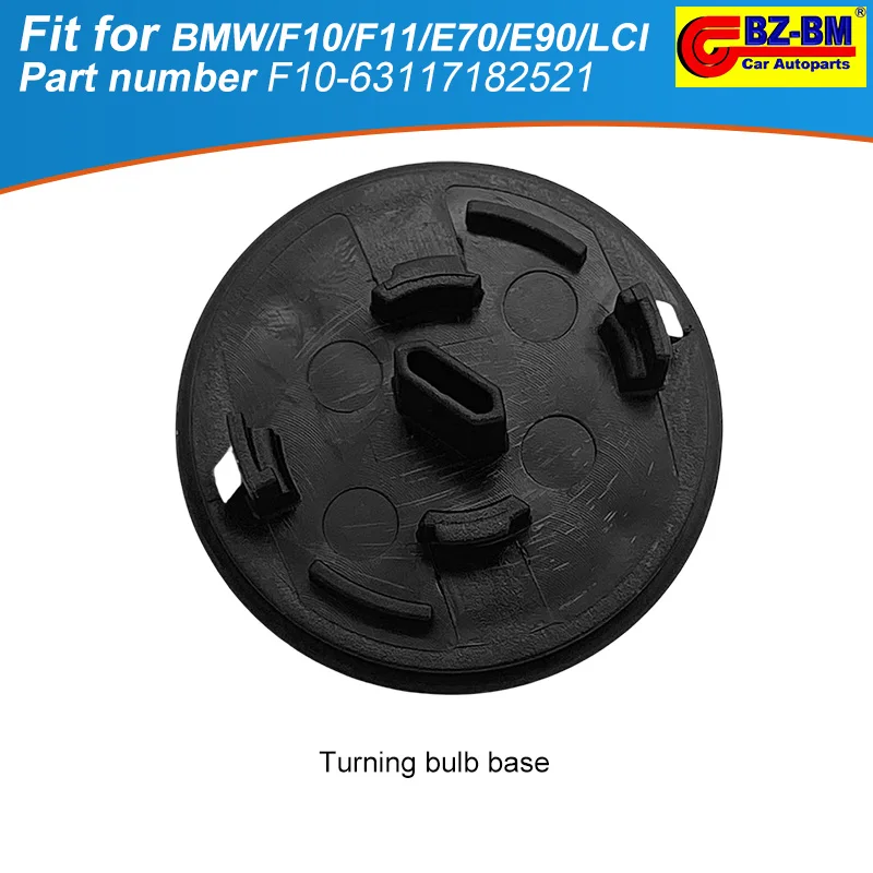 

Auto headlamp headlight Bulb Socket Turn Indicator for BMW F10 X5 X6 E70 M3 M5 M6 M M1 E90 LCI Steering Light Base 63117182521