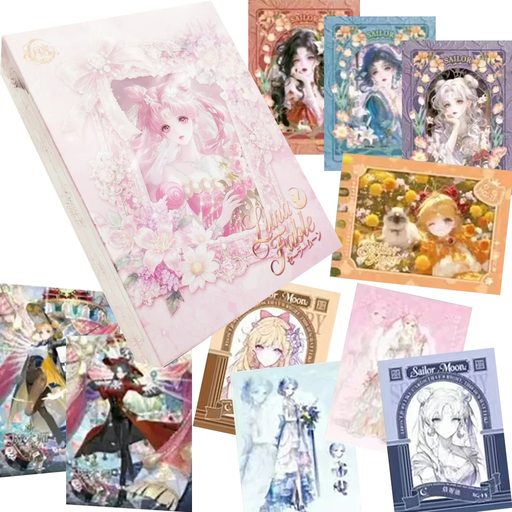 

Japanese Anime Sailor Moon Collection Cards for Girls Hino Rei Tsukino Usagi Fashion Trend Art Charm Goddess Cards Unique Gifts