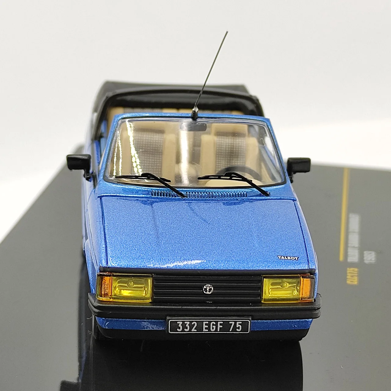 عيب دييكاست IXO 1:43 مقياس TALBOT SAMBA CABRIOLET 1983 سبيكة سيارة نموذج تحصيل لعبة هدية تذكارية عرض حلية
