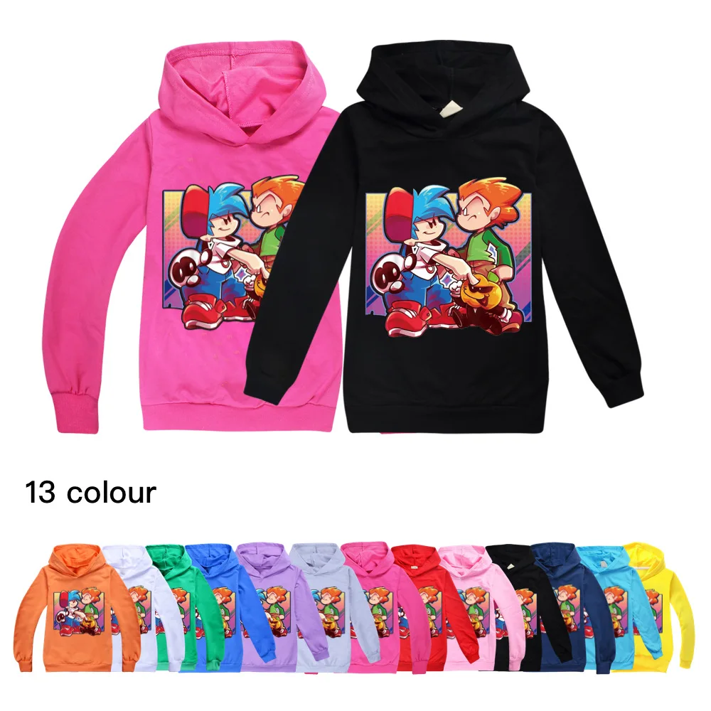 

Friday Night Funkin Game Hoodies KIDS Sweatshirt Children Clothes Hoodie Boys Girls Hooded Teen Kids Sportwear Tshirt Pullover