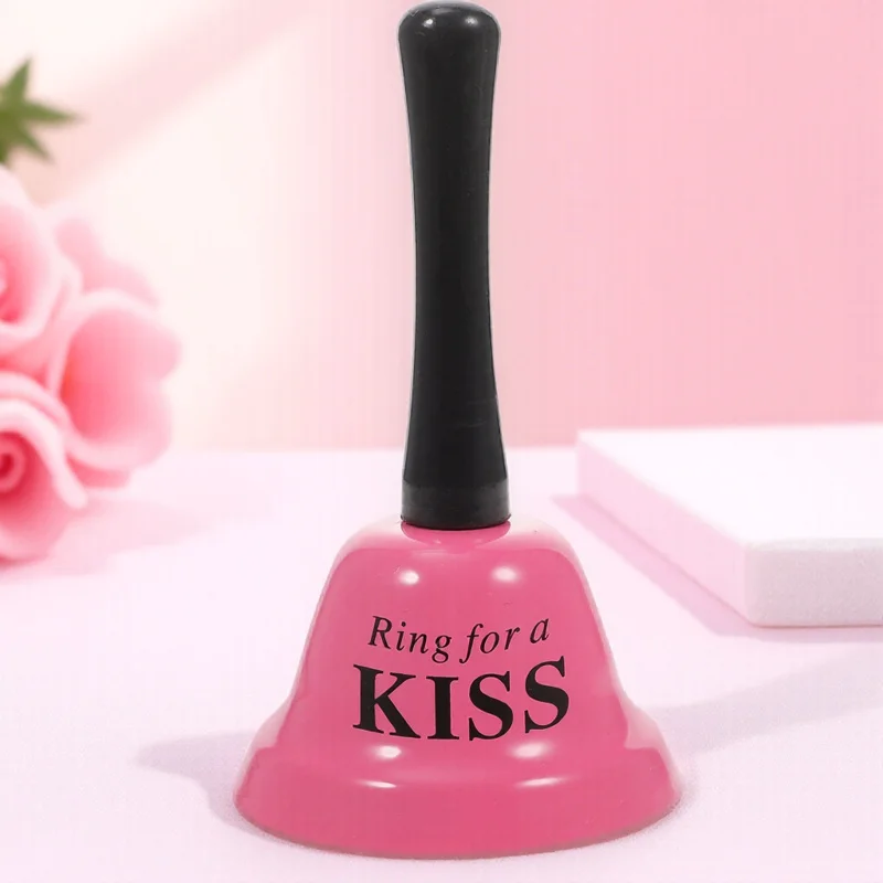 

Creative Letter Metal Hand Held Bell Loud Ringing for Bachelor Party Club Bar Cafe Service Decoration Metal Bell