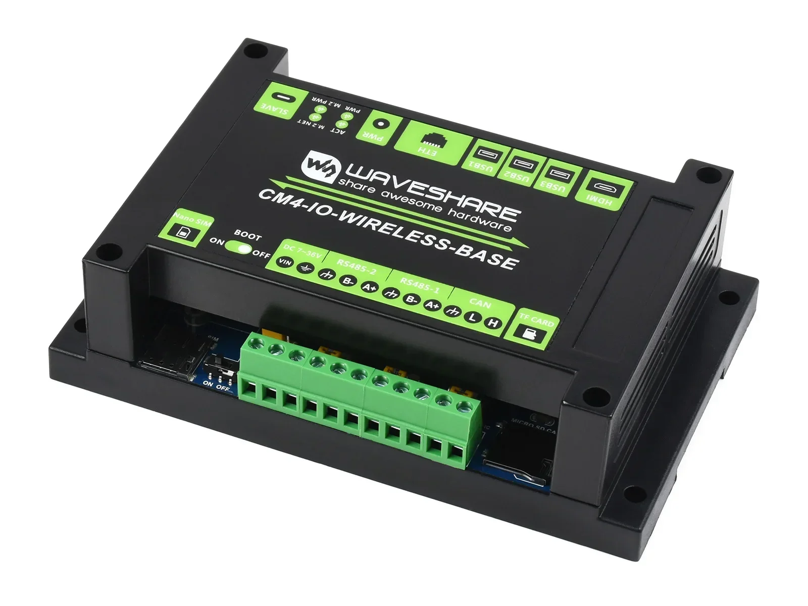 

z For CM4-IO-WIRELESS-BASE,Industrial IoT Wireless Expansion Module Designed For Raspberry Pi Compute Module 4