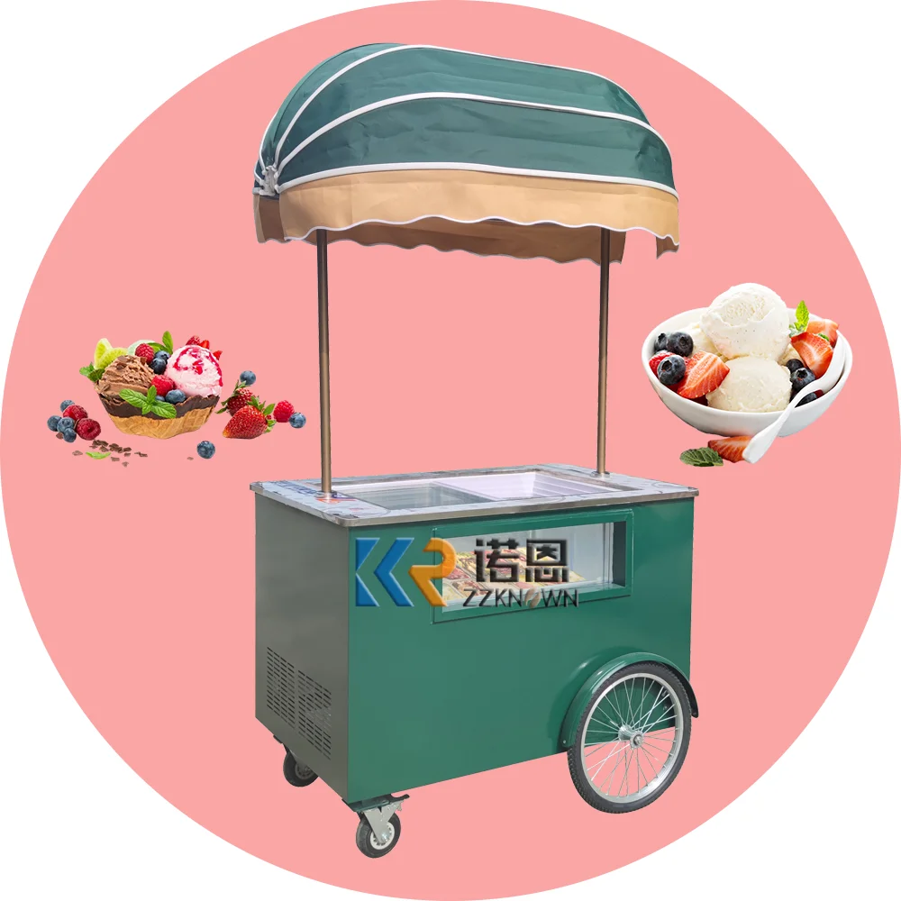 

Custom Outdoor Van Fast Food Truck Coffee Ice Cream Cart Snack Trolley Mobile Fast Food Carts DIY Food Trailer