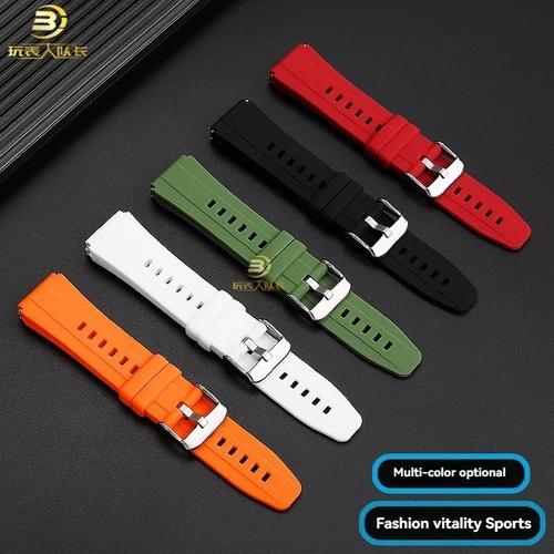 Imagen 2 del producto Para reloj Casio AE1200 AE-1200 AE1300 SGW400 SGW-300 A158W A159W correa de reloj de goma de silicona 18mm correa de reloj deportiva impermeable