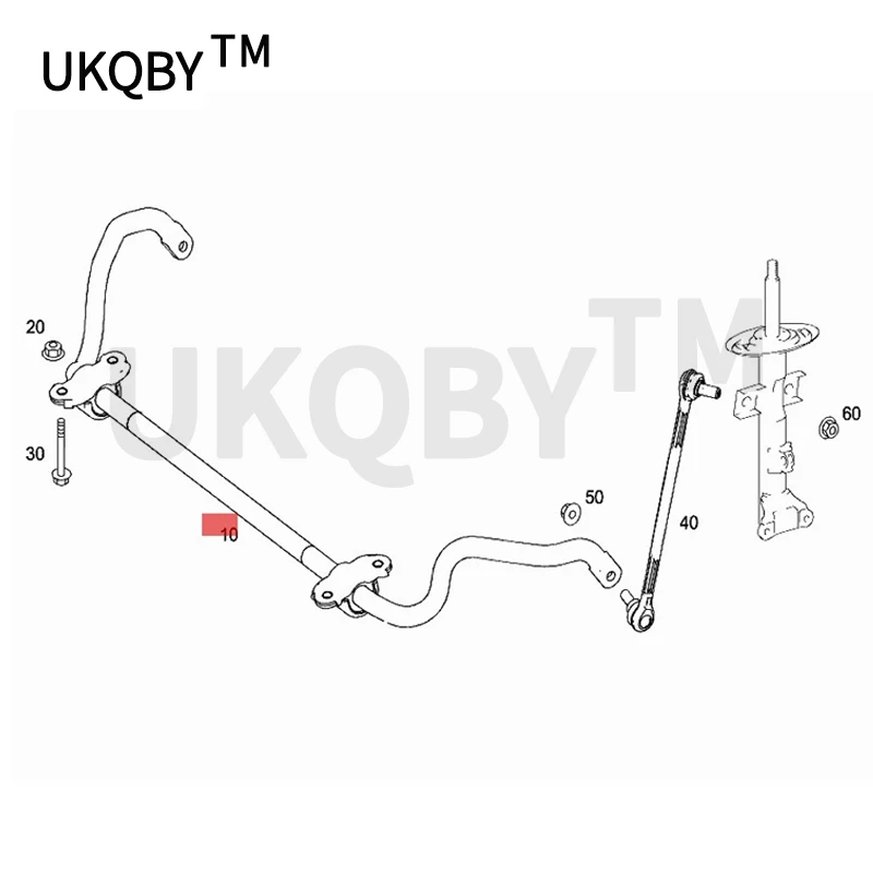 FG2 120 04F G21 200 5FG 212 006 FG2 120 20F G21 202 1 Front side of torsion bar with support Front stabilizer bar