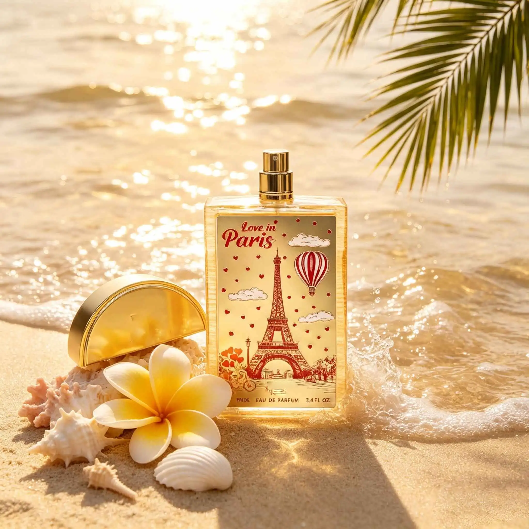 Pride Love In Paris Eau De Parfum 100ML | Sweet Amber Gourmand Unisex Perfume with Caramelized Apple, Maple Syrup, Tonka Bean & Patchouli view 3
