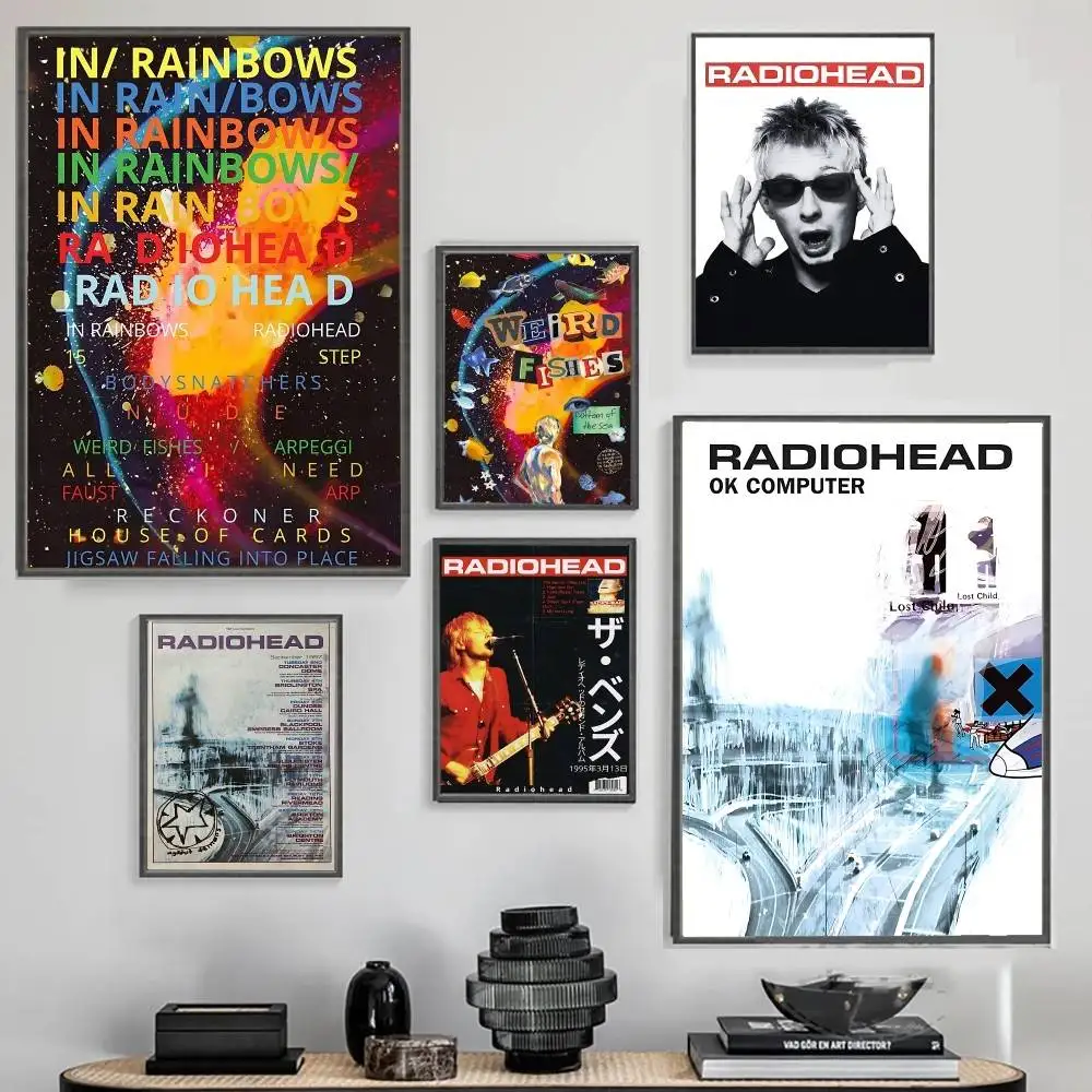 R-Radioheads Poster Picture Canvas Painting Wall Art Home Decoration Print For Living Room Decor