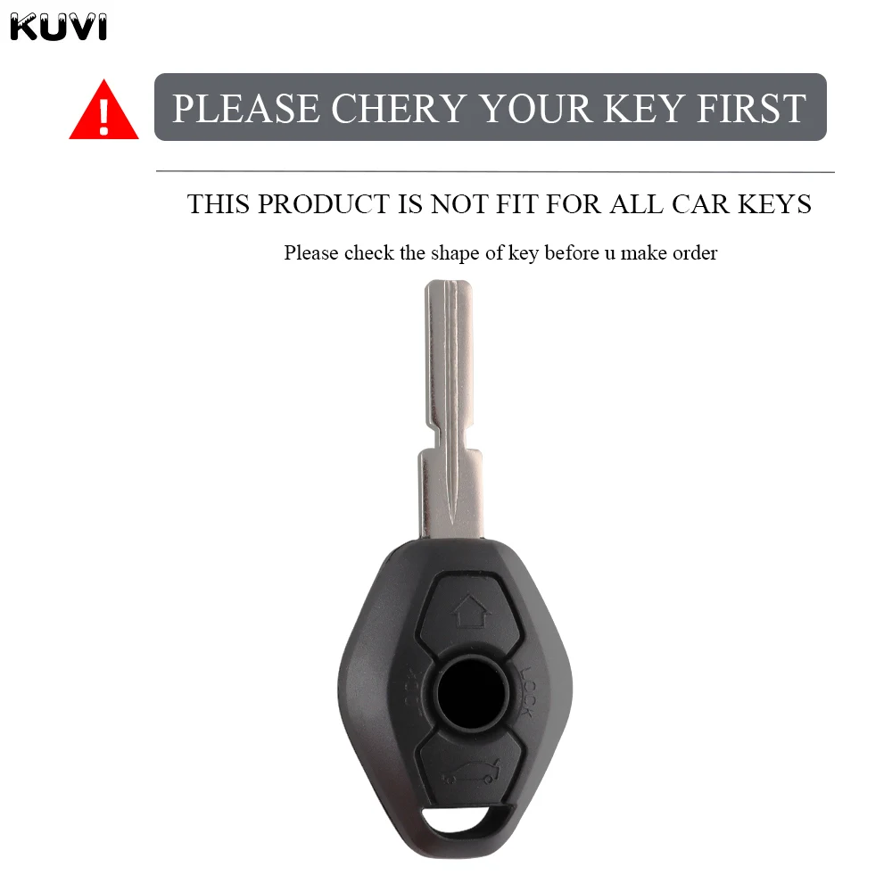 Fashion TPU Car Key Case Cover Shell For BMW EWS X3 X5 Z3 Z4 1 3 5 7 Series E38 E39 E46 3 Buttons Protected Fob Bag Accessories