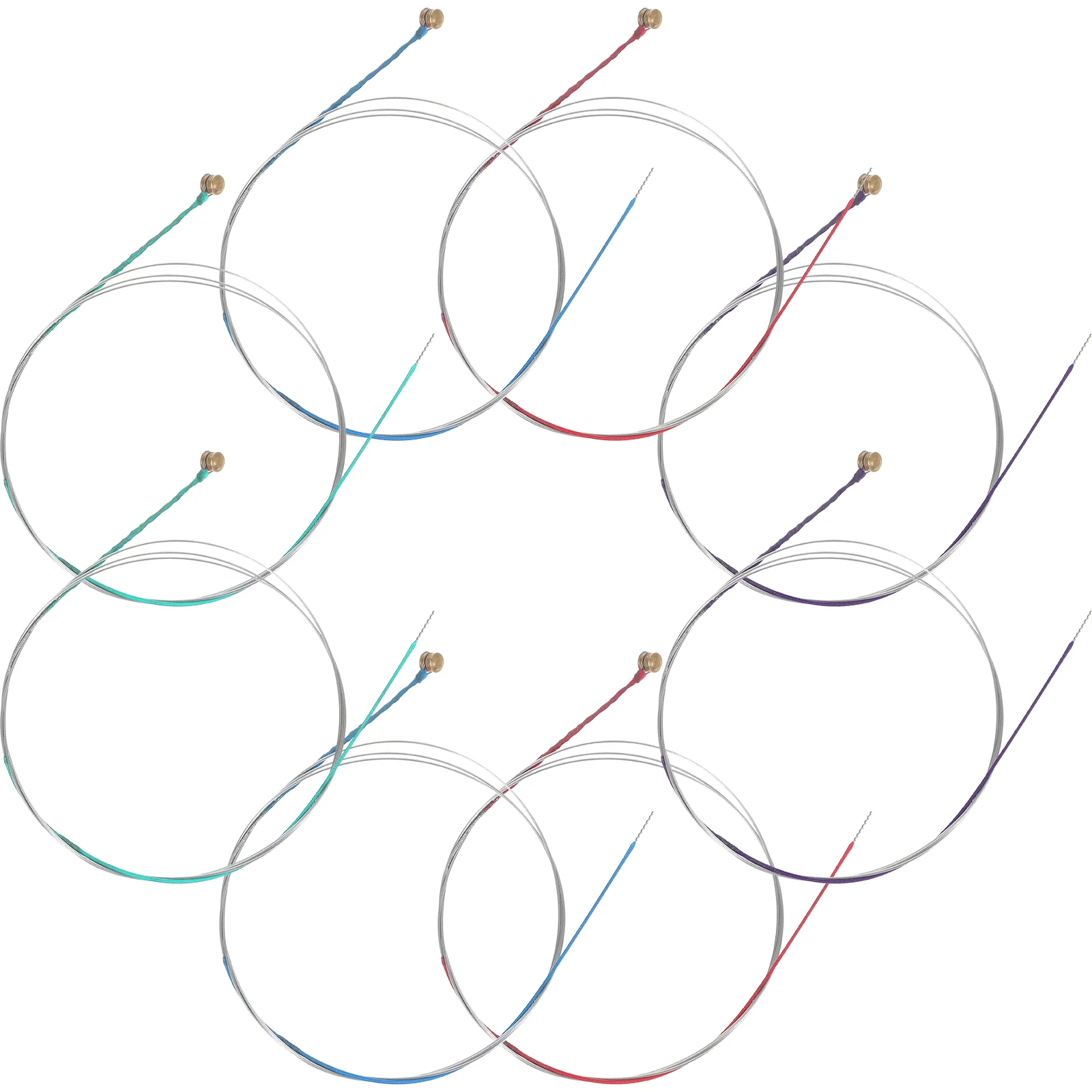 

2 Sets Violin Wire Suit Musical Instrument Parts Acoustic Stainless Replacement Best Tone Brightness Volume Reduction Noise