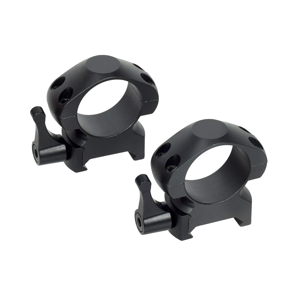 2Pcs /Pack 25.4mm 30mm Low High Medium Profile For 20mm Picatinny Rail Steel Scope Rings Quick Release Hunting Rifle Accessories