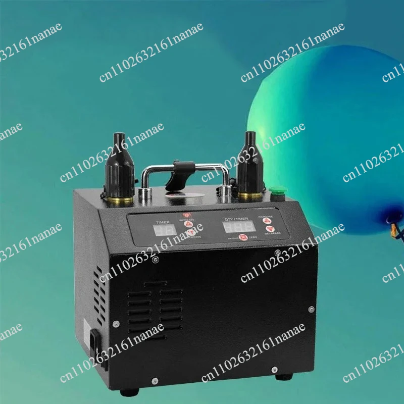 High Power Dual Hole Electric Balloon Inflator Portable Air Pump 110V/220V Party Use