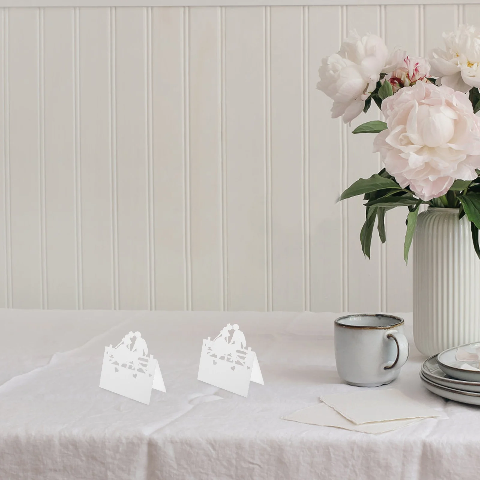 

50pcs Wedding Place Cards Blank Table Name Tags For Guest Seating Dinner Reception Party Tabletop Decorations Wedding Table