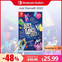 Just Dance 2022 juegos de Nintendo Switch, tarjeta de juego física Original, género musical, 1-6 jugadores para consola de juegos Switch OLED Lite, 100%