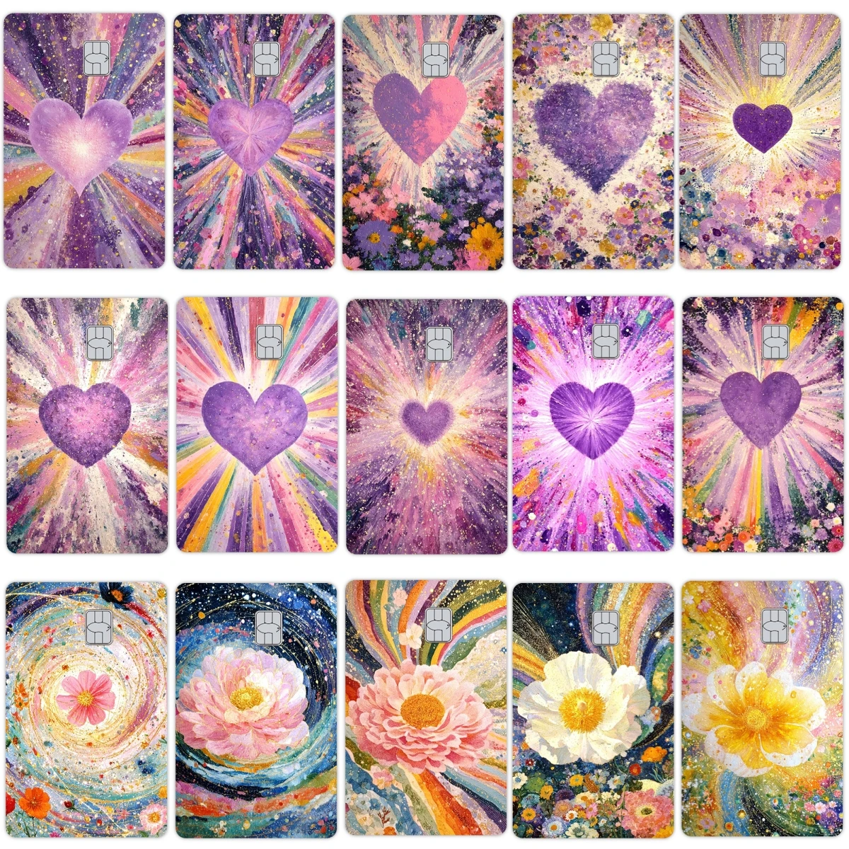 

Наклейки для банковских карт с фиолетовым узором «Любовь» для самостоятельного оформления: для девушек, парней, влюбленных. Защитная пленка для карт VISA и IC-карт, предотвращающая царапины, для украшения и декора.