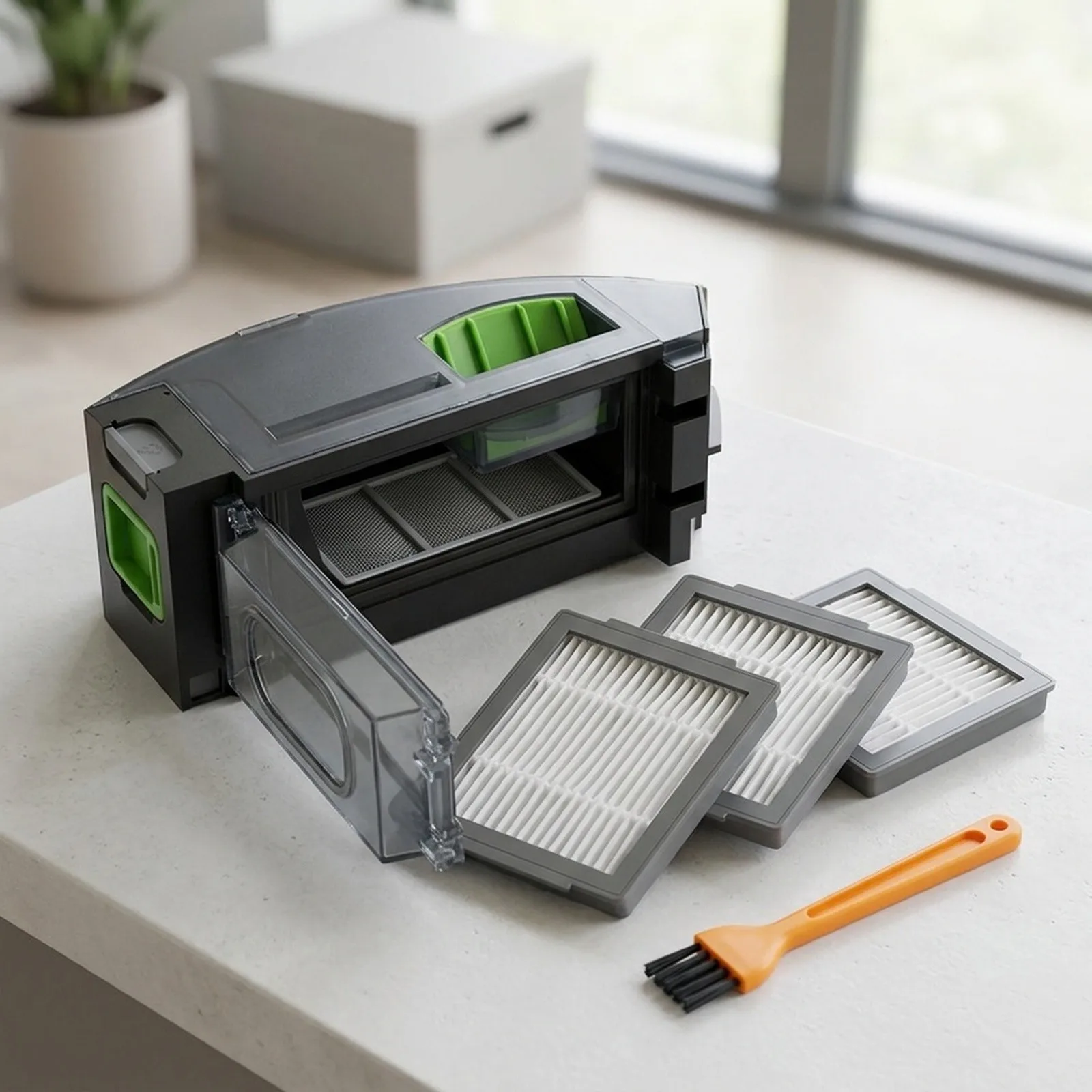 Efficient Home Maintenance Solution Enhanced Dirt Storage Capacity For I1 for i3 Models Automatic Dirt Disposal System
